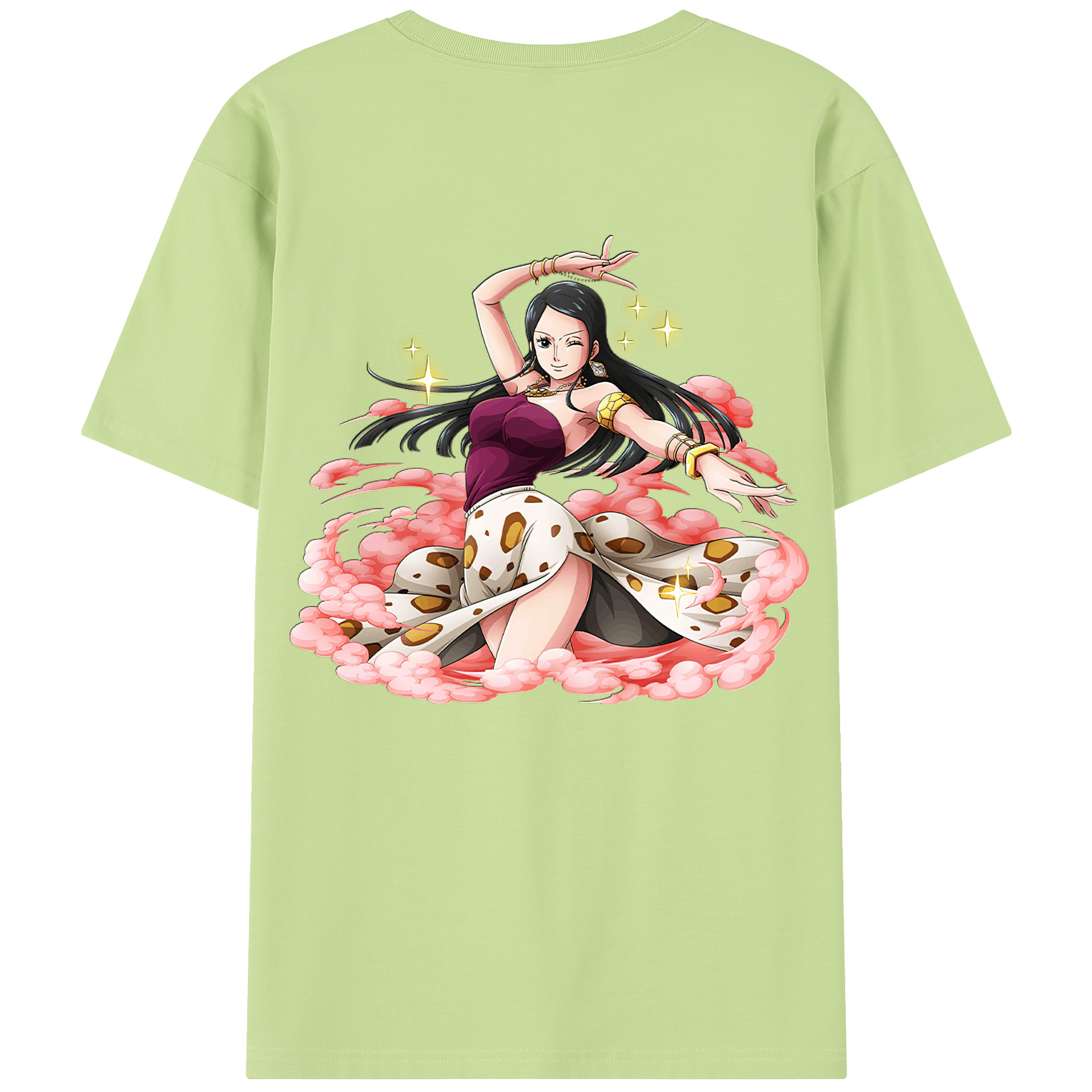ワンピース ニコ・ロビン ONE PIECE Nico Robin 綿100％半袖Tシャツ（背面プリント）